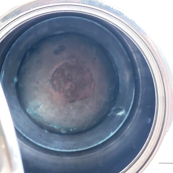 Ice Bucket by Aldo Tura for Macabo Italy 1960s Silver Plated Hinged Lid 9.5" - Picture 6 of 7